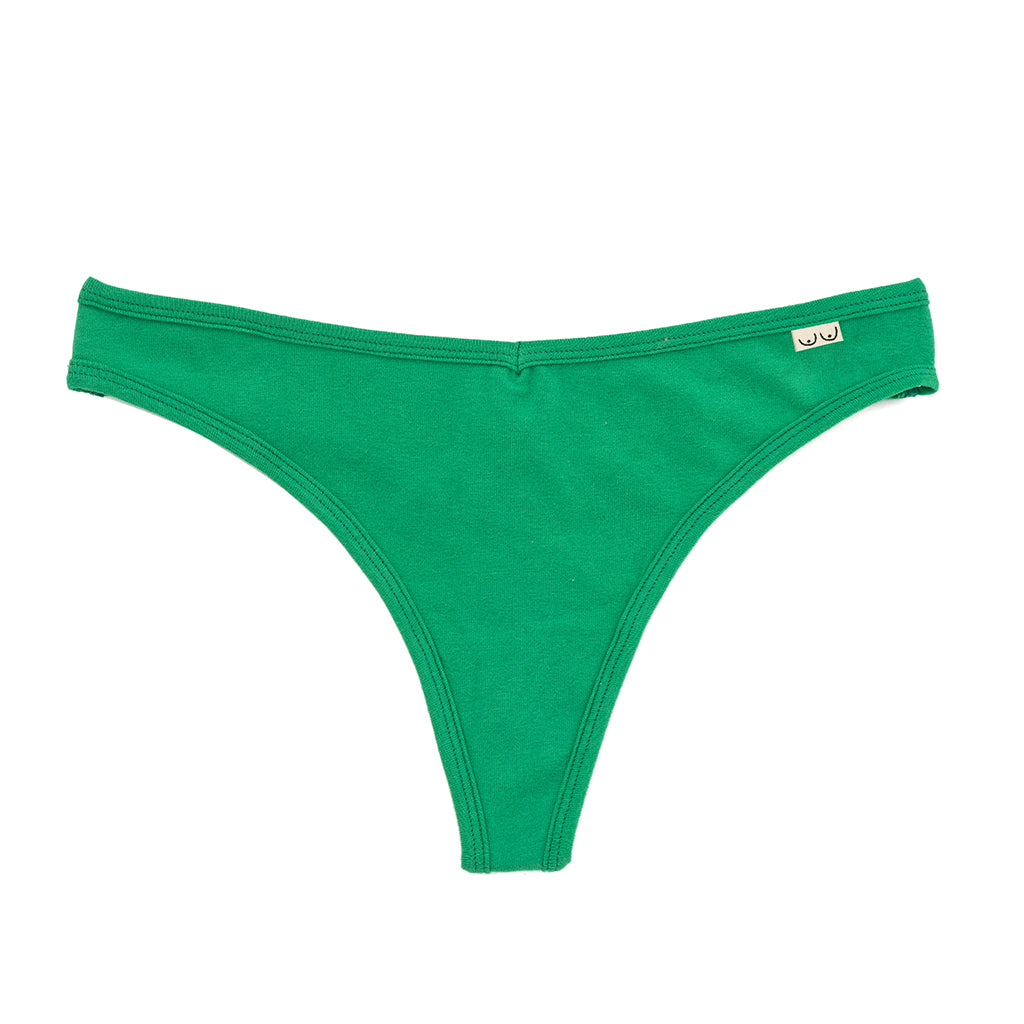 Green Cotton Thong – Marlo & Marco US